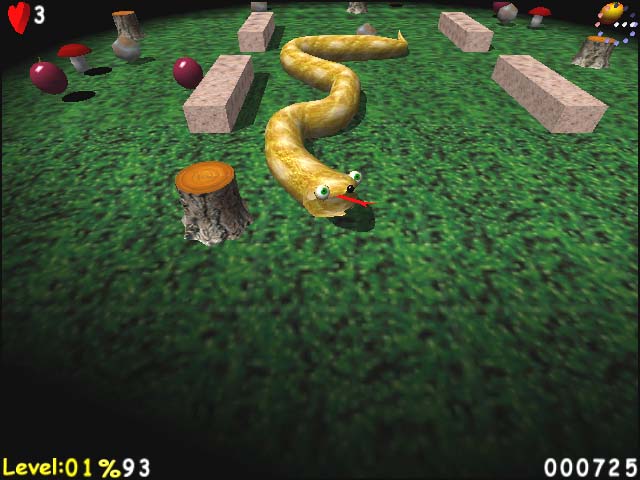 Snakes3D - Play Snakes3D on Kevin Games